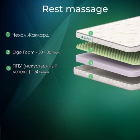 Матрас Everest Rest massage (Рест&nbsp;массаж)